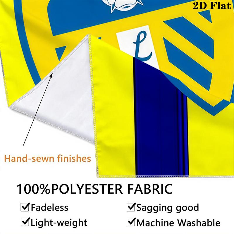 Arazzo da Parete Leeds United Appeso Estetico alla Parete Coperta in Tessuto Stampato Arazzi Decorativi per Camera da Letto Soggiorno Decorazioni per la Casa