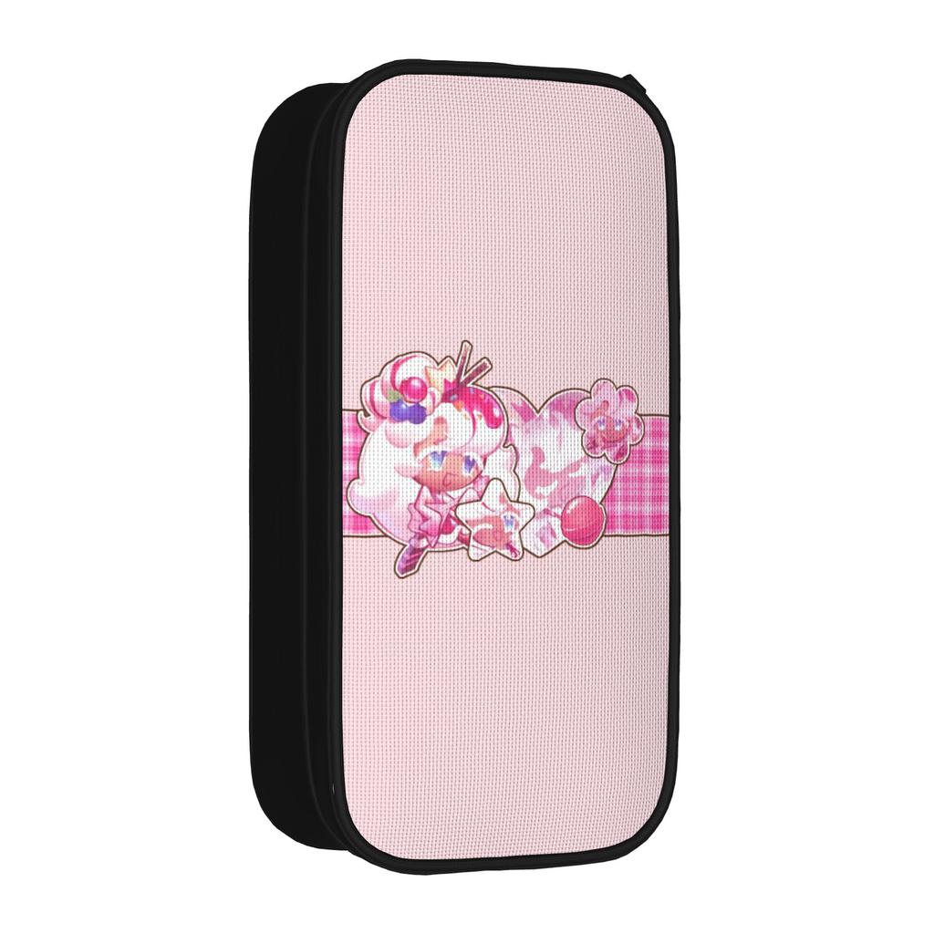 Parfait Cookie Pencil Cases Cookies Run Kingdoms Pen Box Bags Student Big Capacity School Supplies Zipper Pencilcases