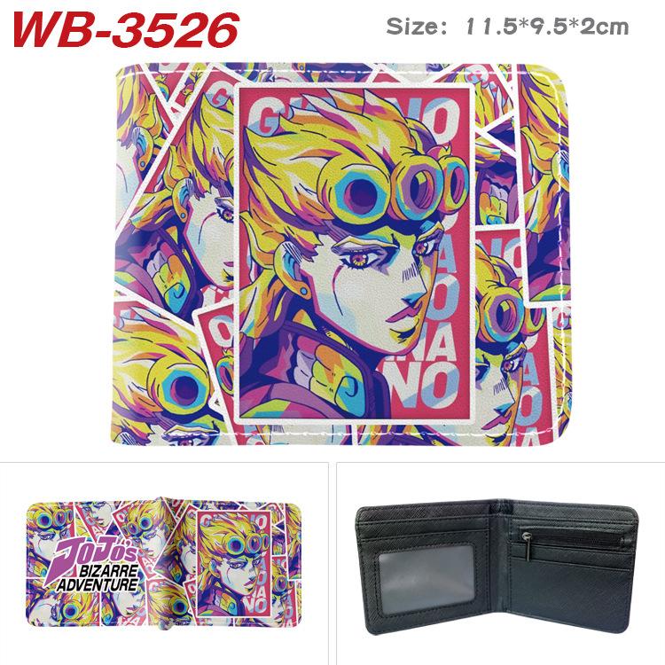 

Гаманець JoJo s Bizarre Adventure Wallet із штучної шкіри, що складається в два рази, з кишенею для монет 2 fold
