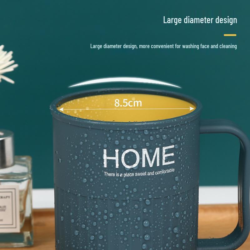 Huishoudelijk Tandenborstel & Mondwaterbeker Set met Houder - Creatief Draagbaar Ontwerp voor Koppels en Kinderen