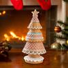 Realistic Gingerbreads Christmas Tree Resin Crafts Ornaments Indoor Outdoor Festival Decoration Use Party Supplies
