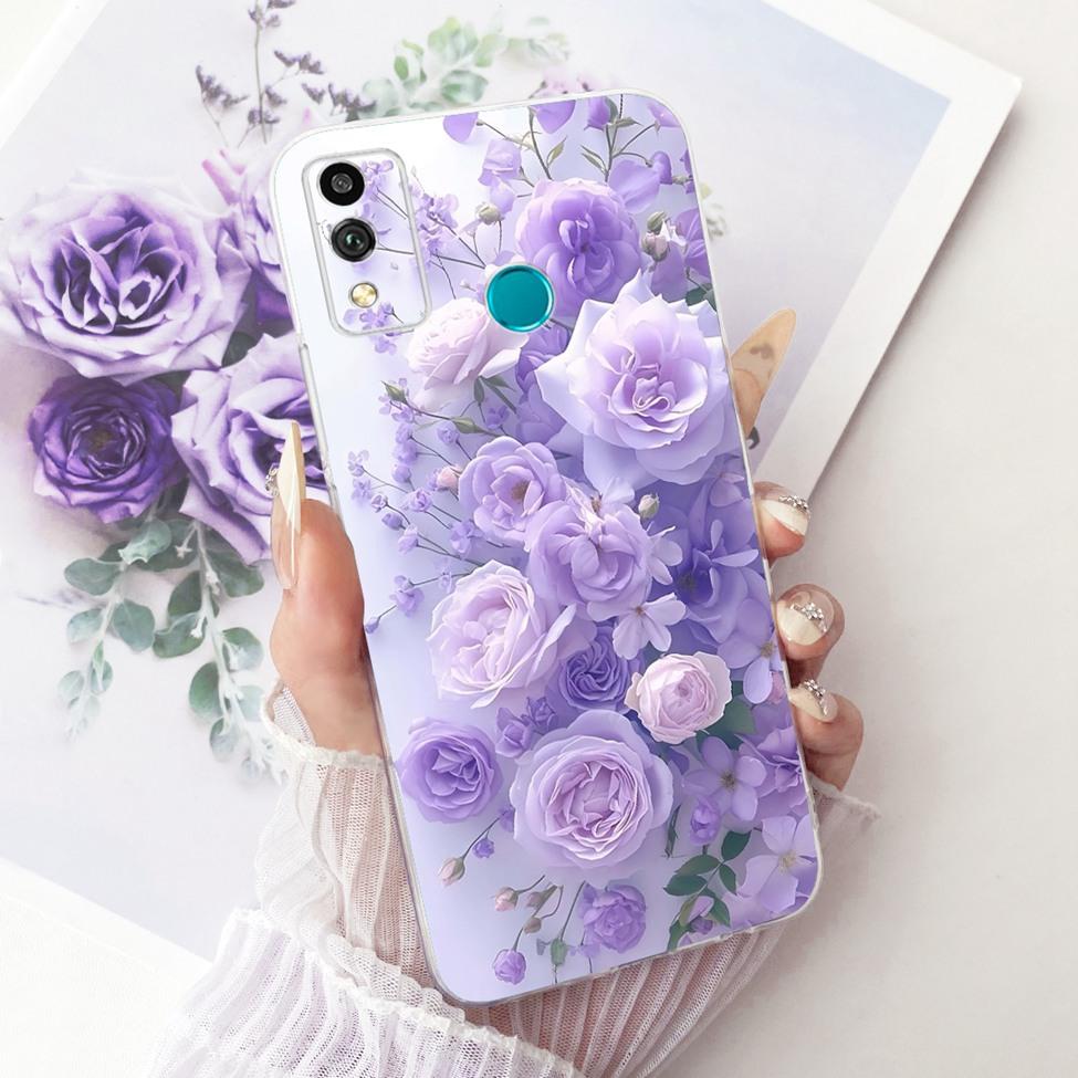 Transparent Cover For Honor 9X Lite Case Cute Fashion Butterfly Funny Painted Casing For Honor JSN-L21 JSN-L22 JSN-L23