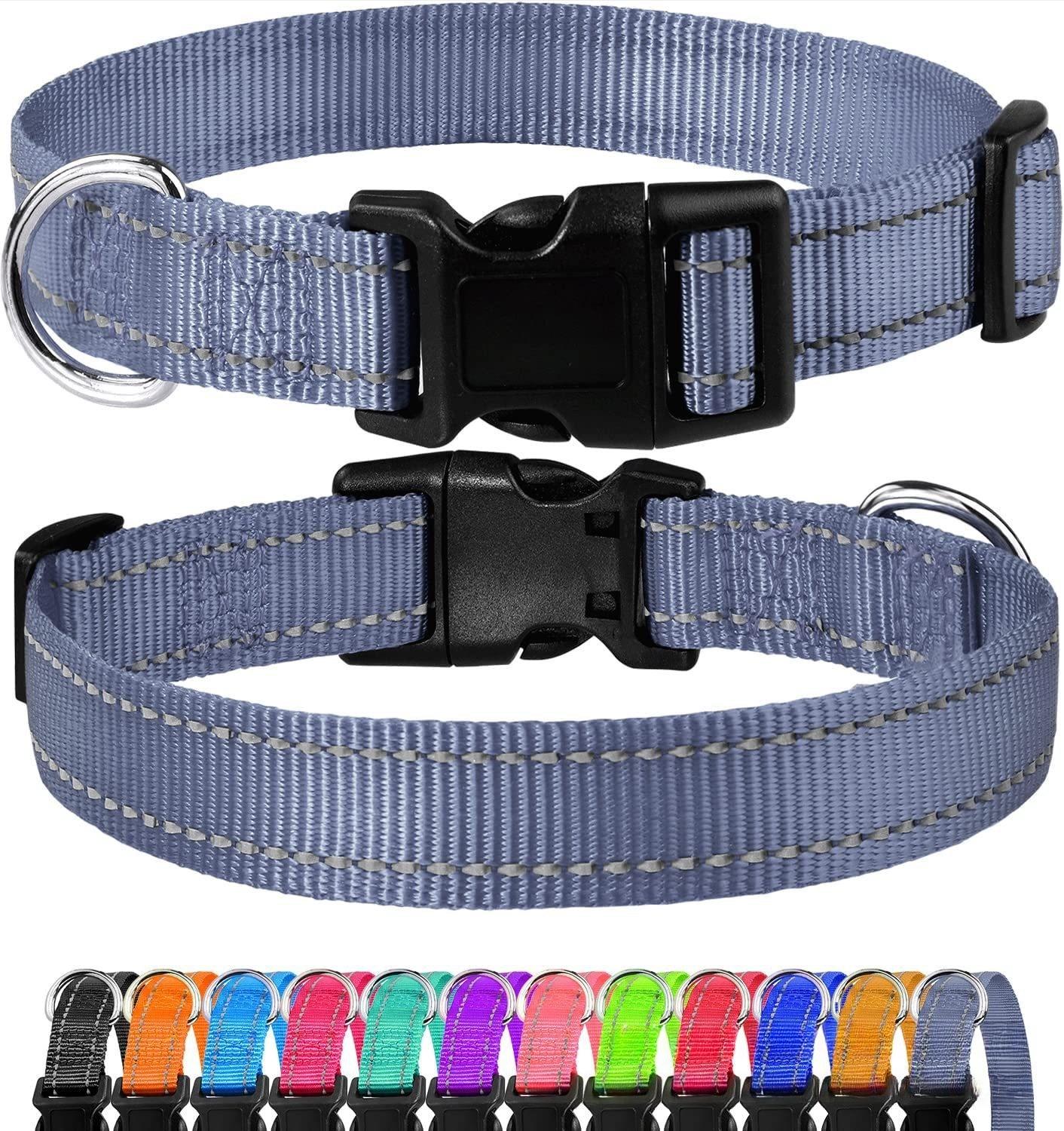 

Adjustable Explosion-Proof Reflective Pet Collar for Cats & Large Dogs XS Adjustable 20-30cm
