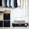 KUMORIJP Under-Bed Storage Box with Casters, Drawers, Storage Case, Space-Saving, Under-Sofa Storage, Thick Fabric, Foldable, Futon Storage Bag, Beddi