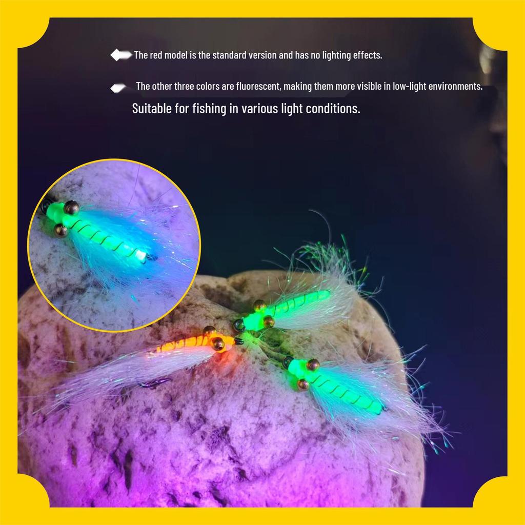 BLF Crazy Charlie Fliegenfischerköder: Barsch, Elritze, Tilapia & Mehr - Streamer Fliegenhaken.