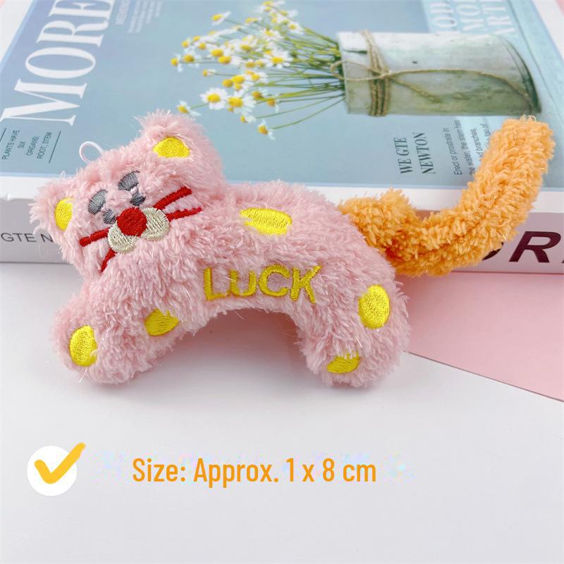 Charming Kitten Tail Plush Keychain & Bag Pendant