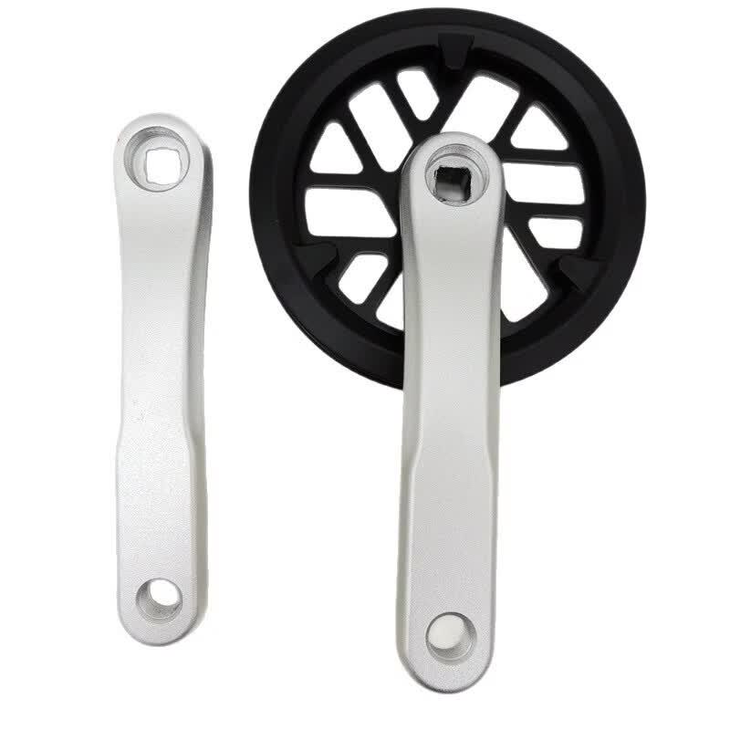Lishi Folding Bicycle Aluminum Crank Chainring Set