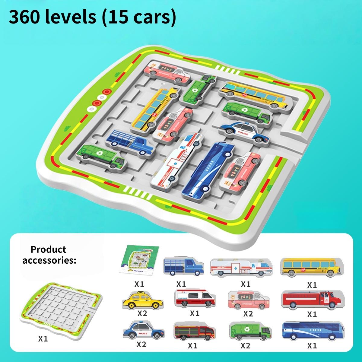 

Портативная магнитная мобильная автомобильная выездная настольная игра Тренировка мышления Гоночный прорыв Вызов Пазл Игрушка Подарок
