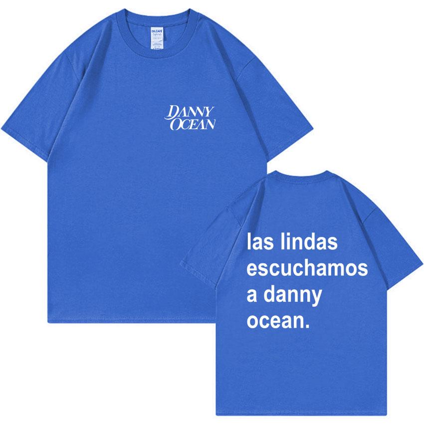 Rapper Danny Ocean Reflexa Letters Print 2025 Harajuku Hip Hop TShirt Men Summer Crewneck Y2K Tshirt Unisex Cozy Cotton Clothes