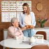 12pcs Low Sugar Food Chart Low Carb Diet Nutrition List Food Information Guide Poster for Dad mother Grandpa Grandma Elderly