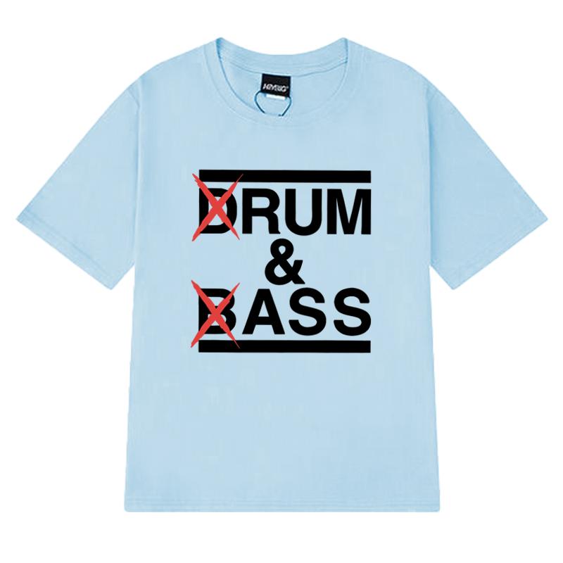 Hot Sale Funny Drum And Bass Print T Shirts Unisex Rum And Ass Lovers Jokes Short Sleeve T-shirt Men Women 100% Cotton Clothing