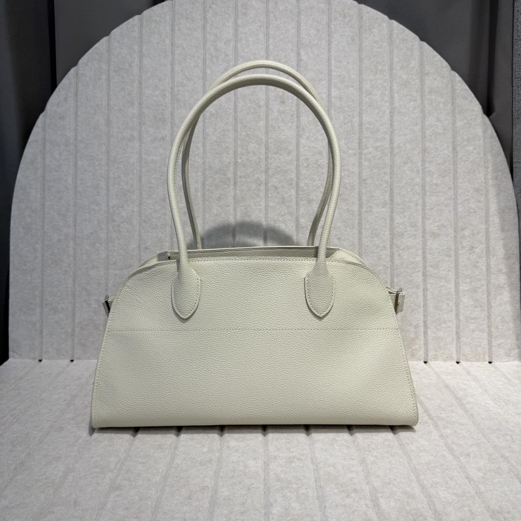 2026 Minimalist Style One-shoulder Tote Bag Top Layer Cowhide Large-capacity Bag Women's Commuter Armpit Bag Handbag Cross-border