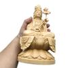 HU Trading Buddhist Statue, Kannon Bodhisattva and Seishi Bodhisattva (Total Height: 23cm, Width: 12.5cm, Depth: 11.5cm), Seated Statue, Amida Triad,
