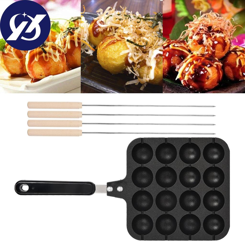 Non Stick Takoyaki Grillpanna Tallrik Matlagning Bakformsbricka