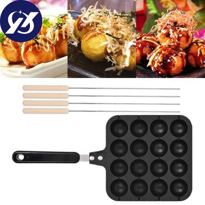 Bandeja antiadherente para parrilla Takoyaki, plato para cocinar y hornear