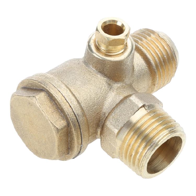 

Air Compressor Check Valves 3 Port Male Thread Check Valves Pipe Connection Tool 1