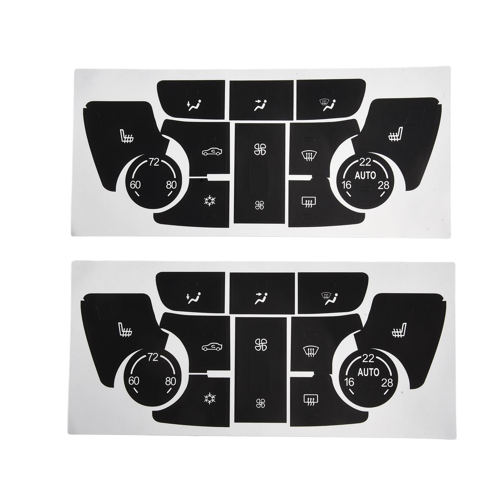 Button Repair Stickers Compatible with For Buick Verano and For Encore Cars