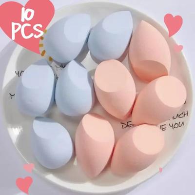 10 PCS Make-Up Schwamm Set Koreanische Kosmetik instrumente Powder Puff Foundation Make-up für frauen Make-Up werkzeuge Mixer