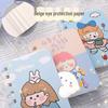 Set of 20 Mini Cartoon Sticky Notebooks for Students