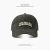 Grinding baseball cap men's simple hat women's season big head circumference showing face small wide brim cap