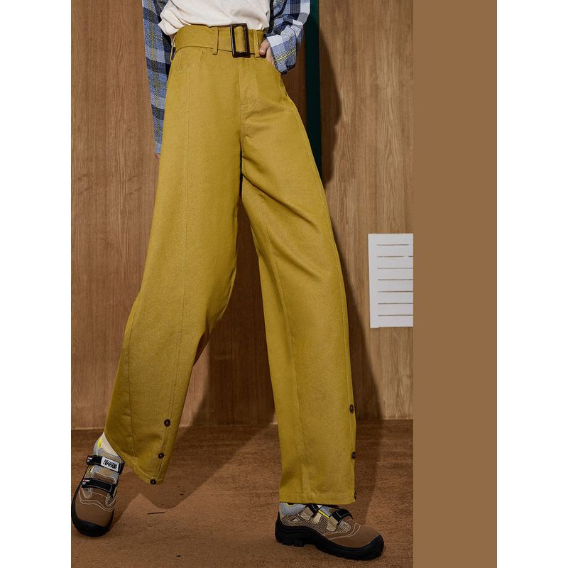Coolhut2025 Autum High-Waisted Casual Straight-Leg American Retro Loose Work Clothing Women's Casual Pants