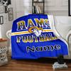 Rams Football Team Logo Customized Your Name Blanket Lightweight And Comfortable Warm Blanket Suitable For Bed Home Chair Office Sofa Camping