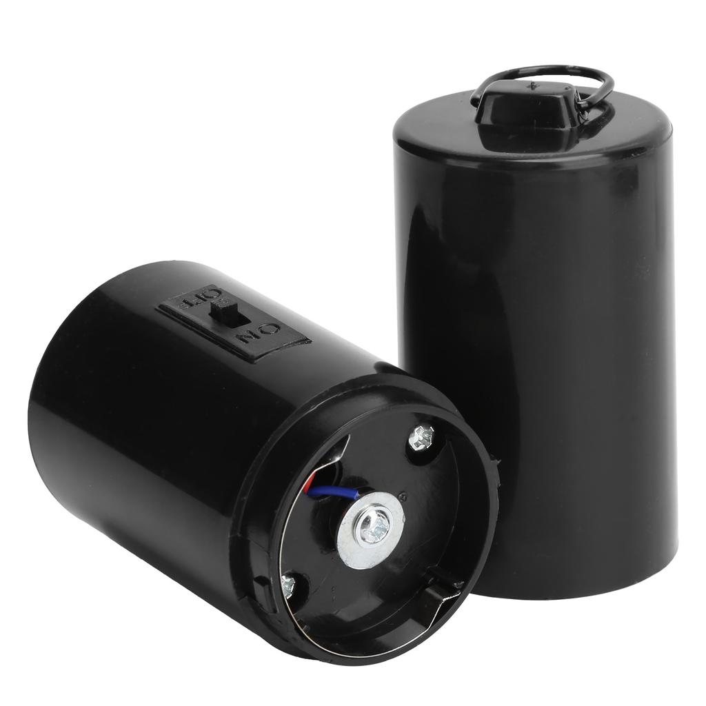 Hängender schwarzer rotierender Motor für Windspiele Mobile Batteriebetriebenes Gartendekor-Accessoire