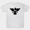 Men Black Print T-shirt The Stranglers No-Cut Transfer Paper Print Cotton Tshirt