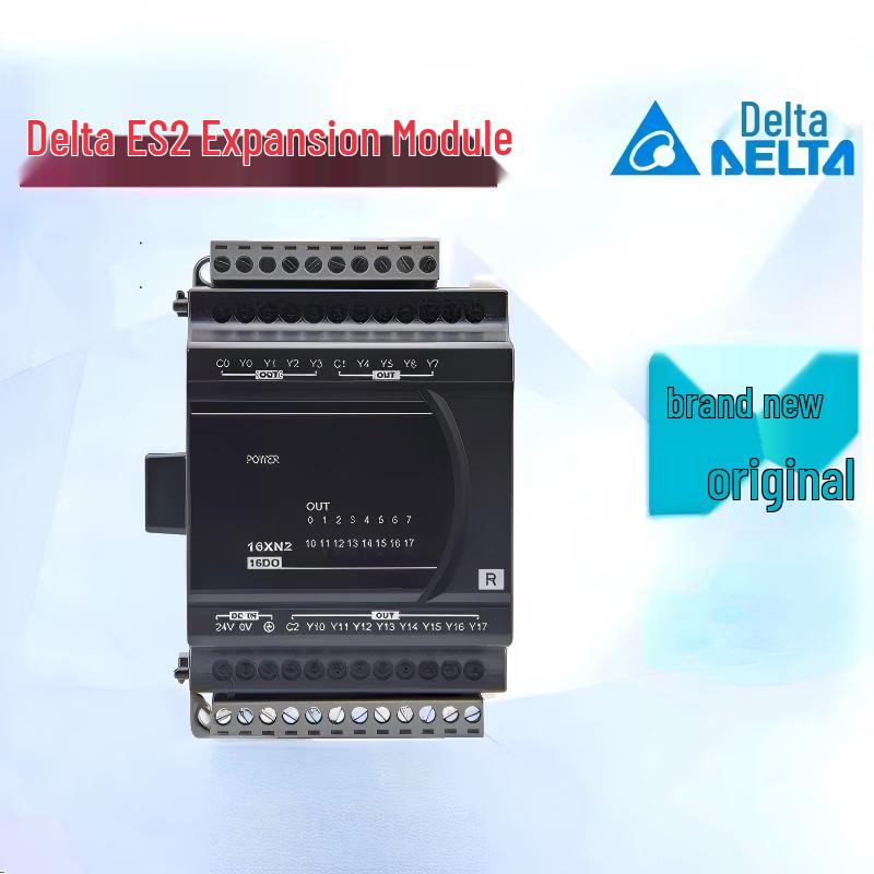 DELTA ES2 Series PLC Controller with 16-Channel Relay Output
