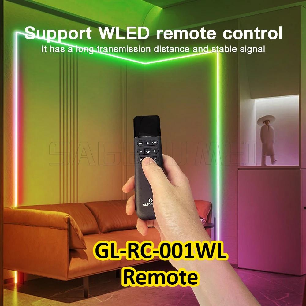 

ESP32 WLED Digital LED Controller Microphone function UART Download DIY Dynamic Lighting Mode APP Voice Control Channel GLEDOPTO