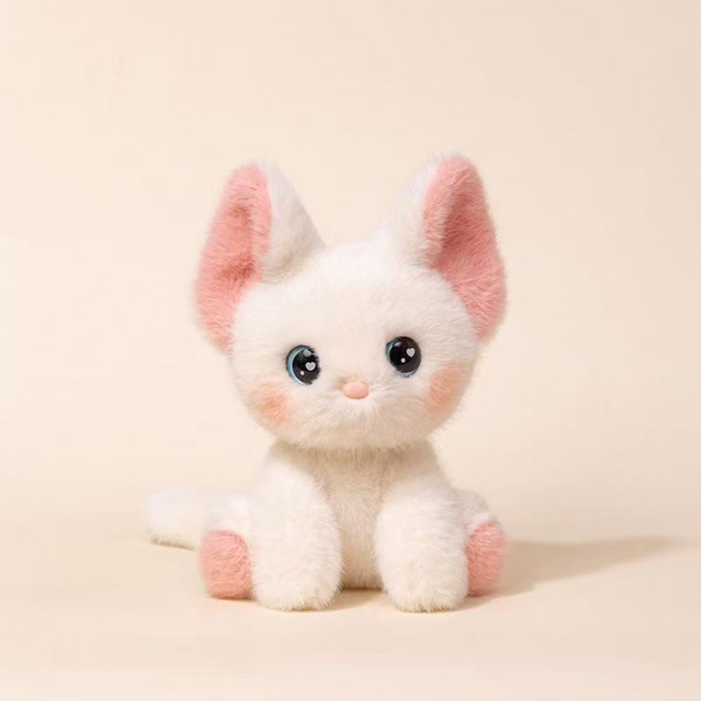 Boneca Gato Gato Malhado Realista Boneca Brinquedo de Pelúcia Macio Ponderado Recheado Abraçável Fofo Presente de Apoio Emocional Para Crianças Adultos