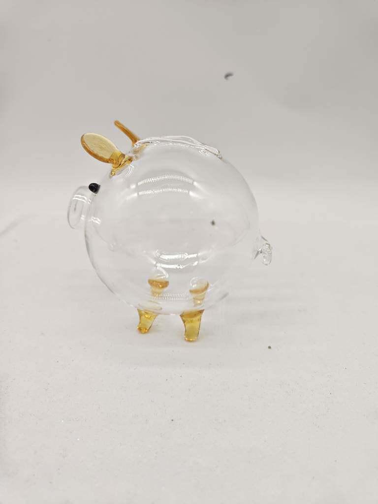 Clear Piggy Bank for Savings, Charming Animal Design