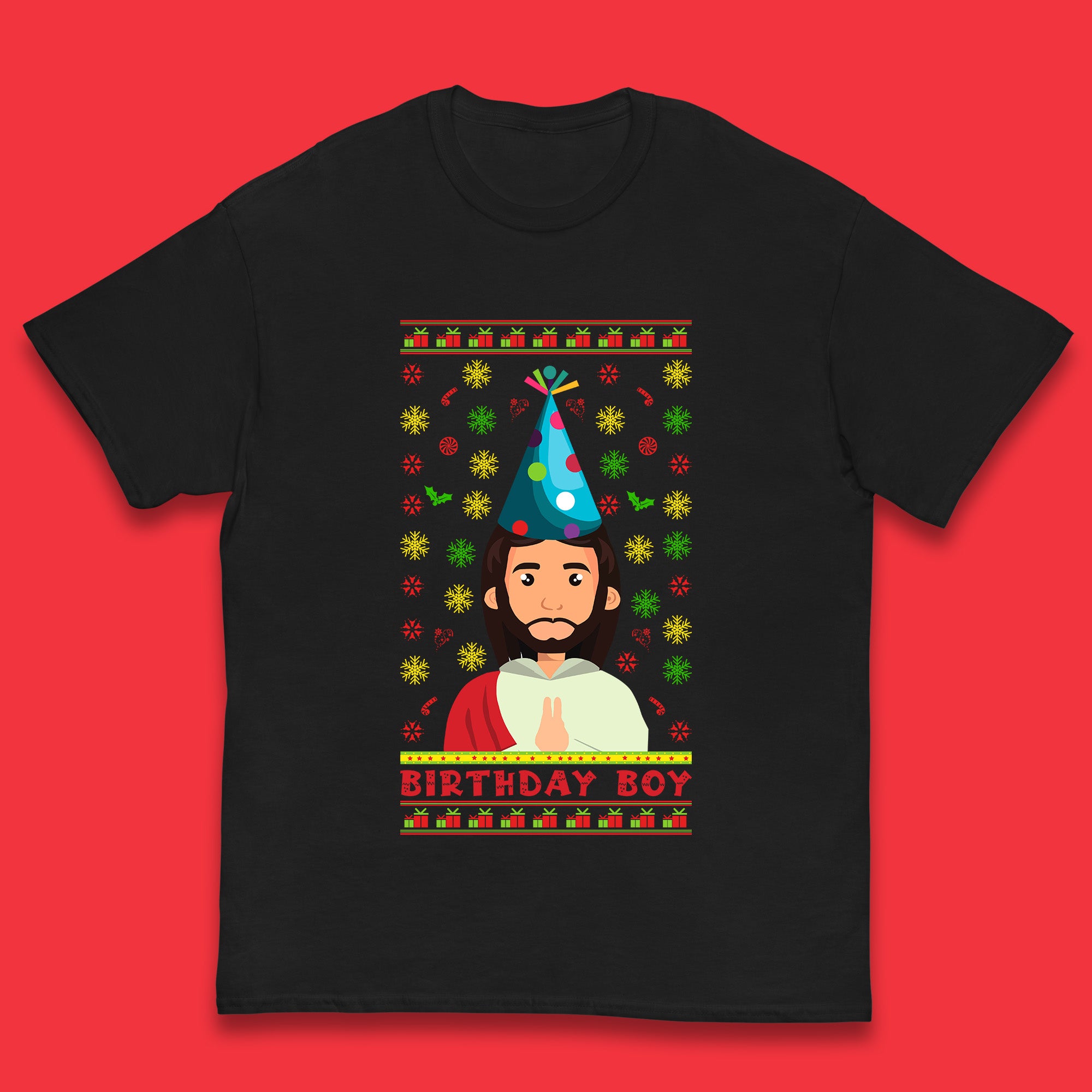 Jesus Birthday Boy Christmas Kids T Shirt Christmas Top 160
