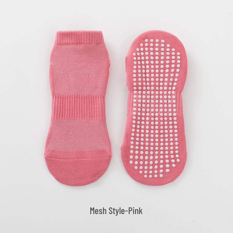 Non-Slip Yoga, Pilates, Aerobics, Dance, and Trampoline Socks for Men & Women, Adult Sports Socks