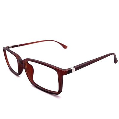 RSINC Vollrand Rahmen/Brille/Sehbrille, Lederstich Optisch, Für Männer Und Frauen, Braun IB-1 M1 TI-93FU-HQT7