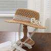 Straw Sun Hat With Wide Brim For Summer Beach Vacation Sun Protection
