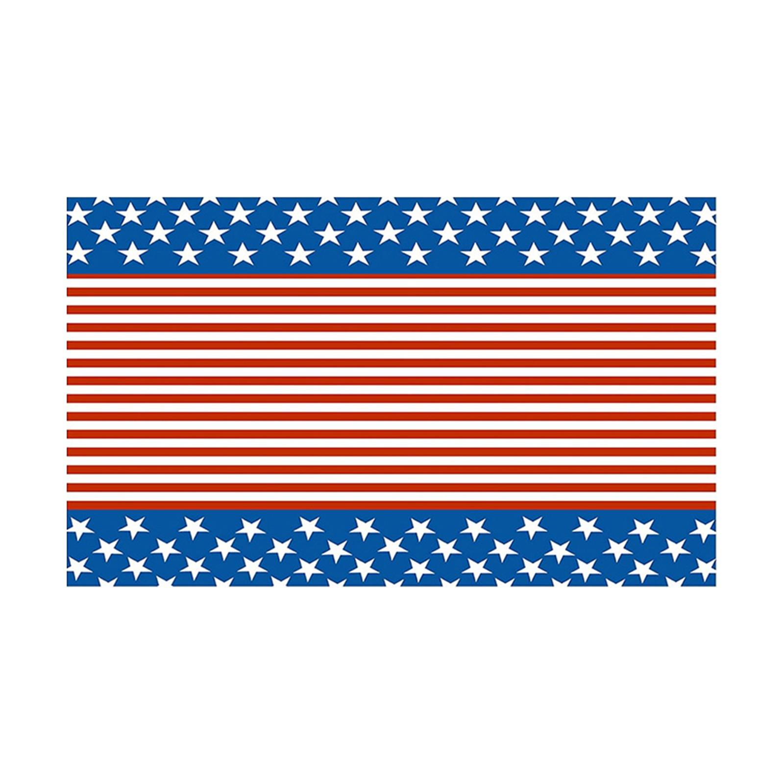 

Фоновая ткань с элементами американского флага One Size красный