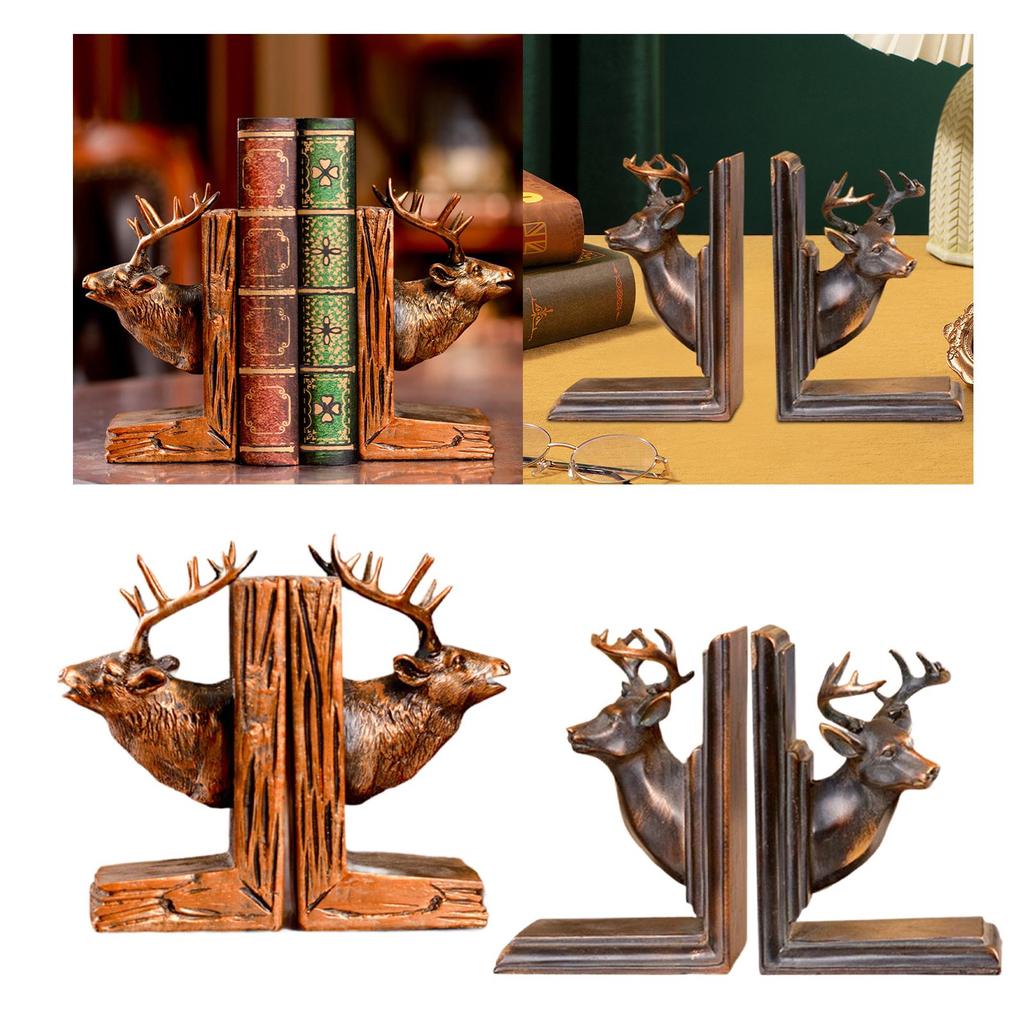 2 Bookends for Desktop And Shelf Use