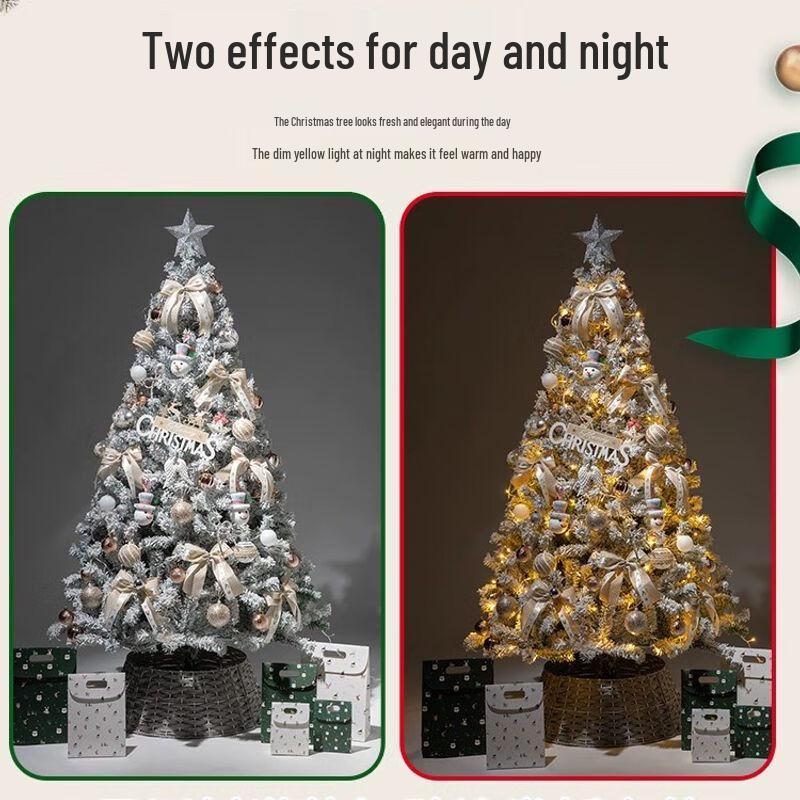 Hustý bílý vánoční stromek