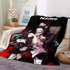 Custom Name Demon Slayer Theme Printed Blanket - Perfect for Couch, Bed, Travel & Outdoor Use | Machine Washable, Cozy & Durable.