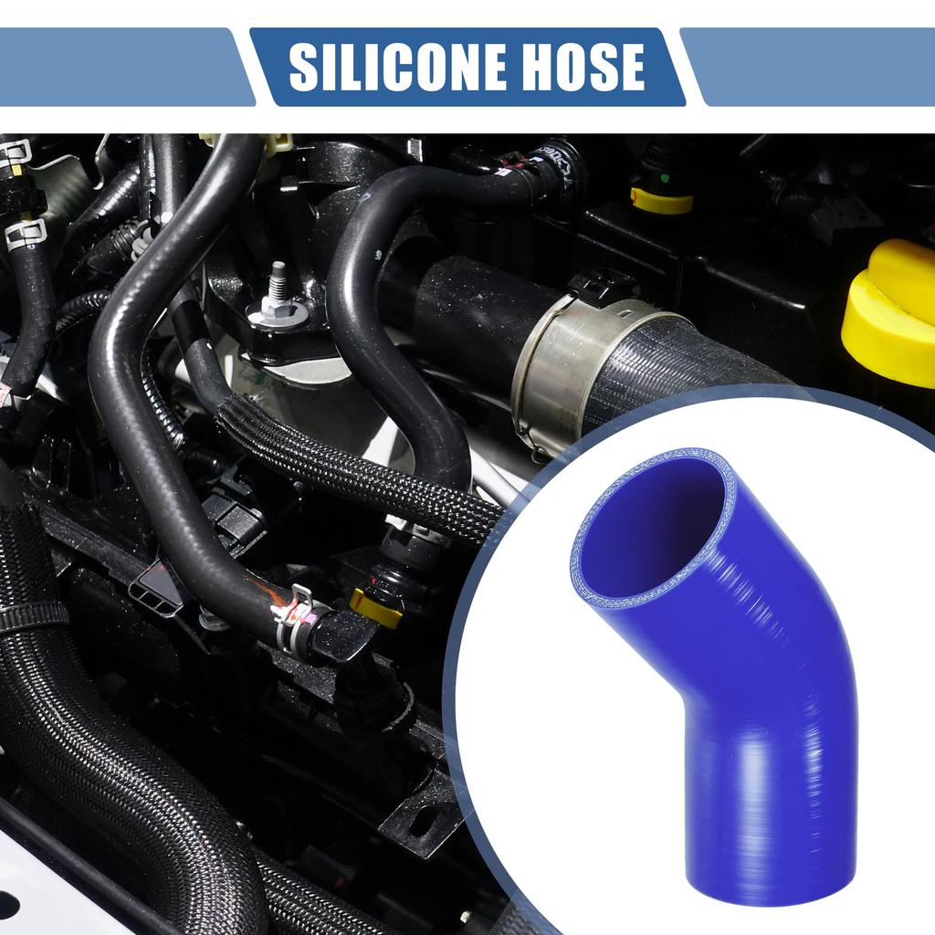 X AUTOHAUX Silikonschlauch Silikonrohr Kühlerschlauch 1 Stück Innendurchmesser 65 mm Länge 90 mm