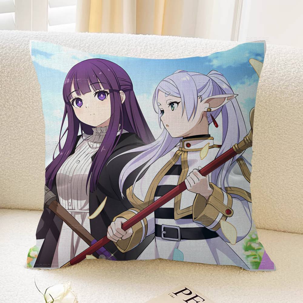 Japanese Anime Frieren Beyond Journeys End Lucky Dragon pillow cover sofa cushion cover home room decoration children gift