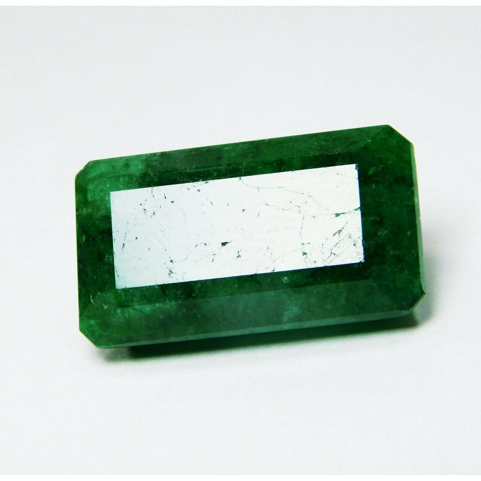 

Натуральний колумбійський зелений смарагд 24.65 карата СЕРТИФІКОВАНИЙ Окремий дорогоцінний камінь Смарагдова огранка A-304 16.3 mm approx зелений