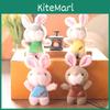 Cute Rabbit Plush Toy With Pp Cotton Filling For Bag Decor And Gifts