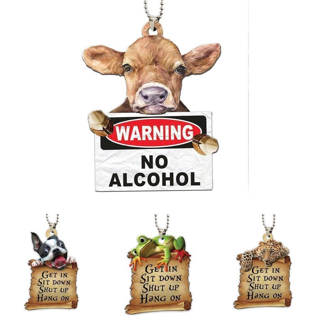 Dolphin Car Rearview Mirror Accessory Christmas Tree Decoration Hanging Ornament Home Decor Gift Acrylic Material