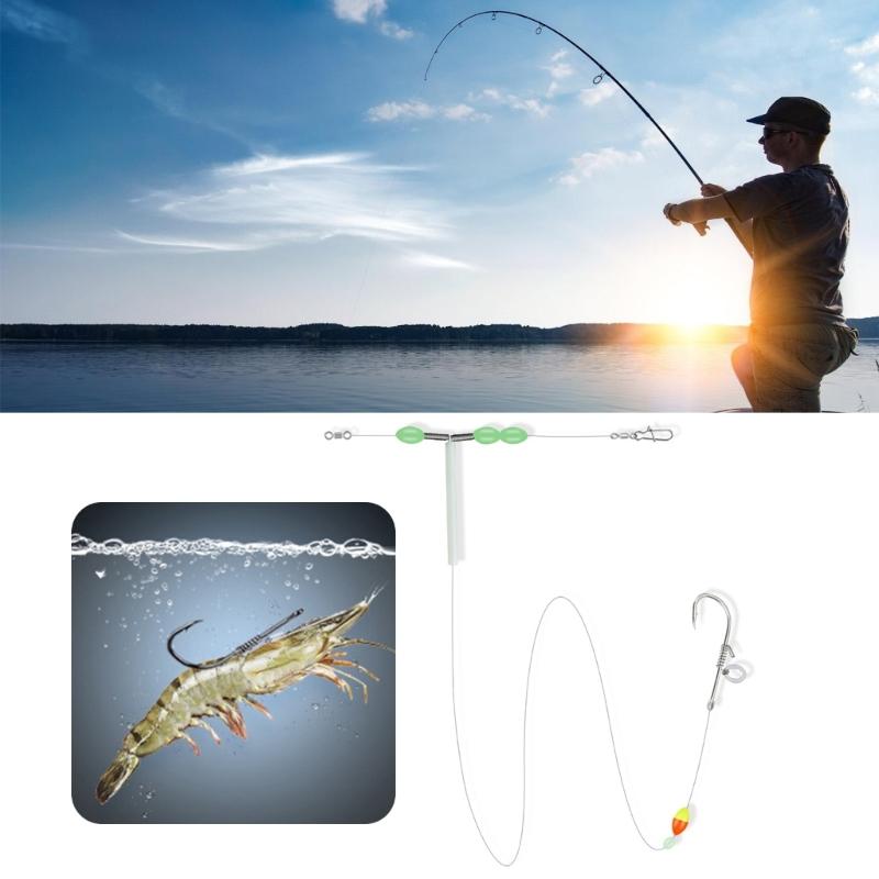 28-50mm Pompano Rig Long Casting Float Hook Fishing Rig Saltwater Hook and Line Fish Hook Fishing Accessories