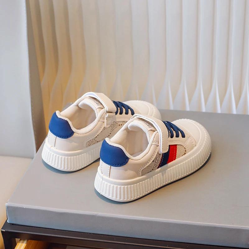 Children Breathable Mesh Running Shoes Baby Comfortable Sports Shoes Boys Casual Sneaker Children's Popular Outdoor Sports Shoes