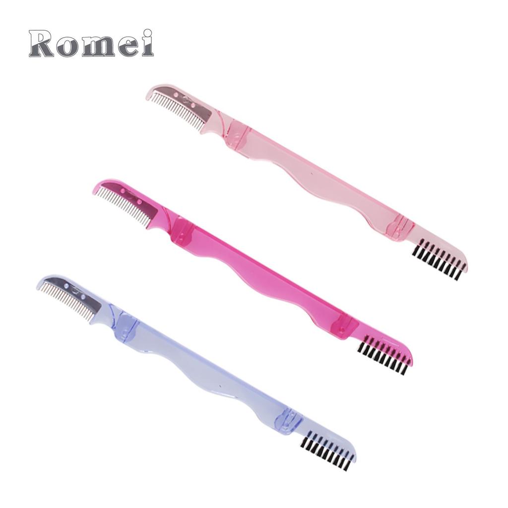 Stainless Steel Eyelash & Eyebrow Comb Brush