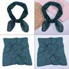 Lady Neckerchief Dotted Neck Scarf for Casual and Formal Attire Square Scarf