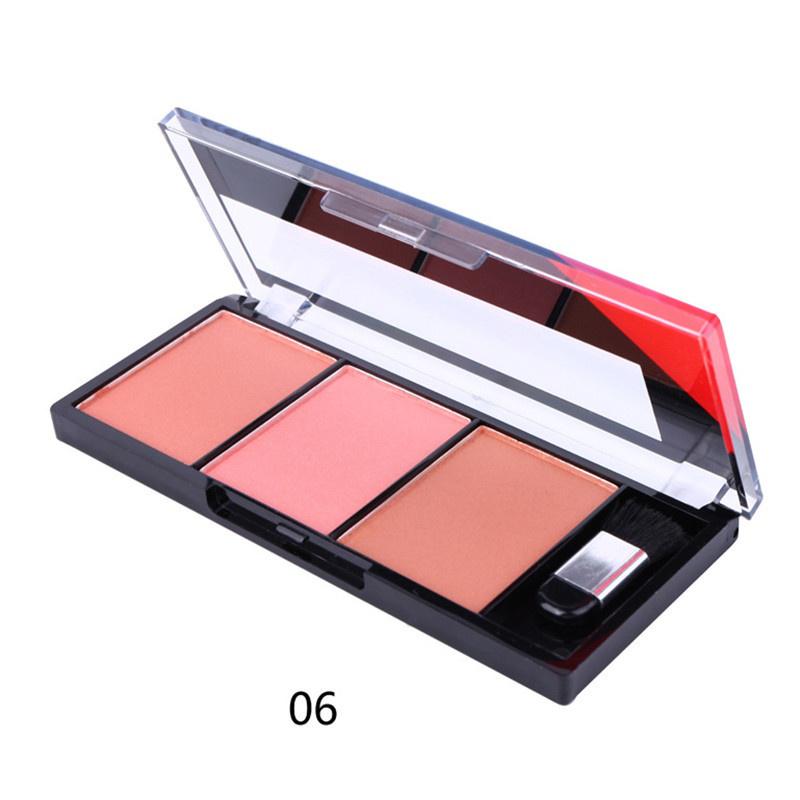 Natural Red Cheeks Cheeks Makeup Eye Shadow Make-up Powder and Blush